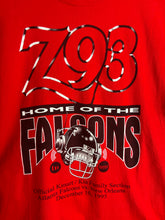 VTG 1995 NFL Atlanta Falcons Radio Station Shirt Size Large