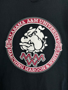 Alabama A&M University MArching Maroon & White Shirt Size X-Large