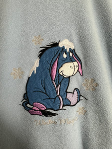VTG 2000s Disney Eeyore Fleece Sweatshirt Large