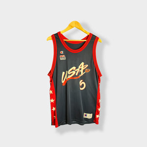 VTG 90s NBA USA Olympic Penny Hardaway #6 Jersey Size XL 48