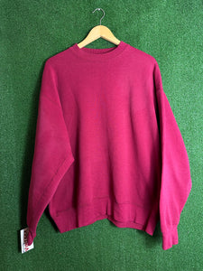 VTG Blank Maroon Crewneck Size XL