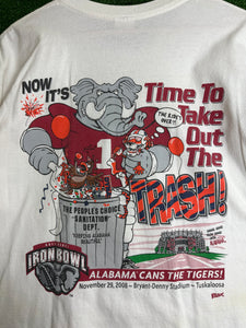 VTG 2008 Alabama vs Auburn Shirt Size XL