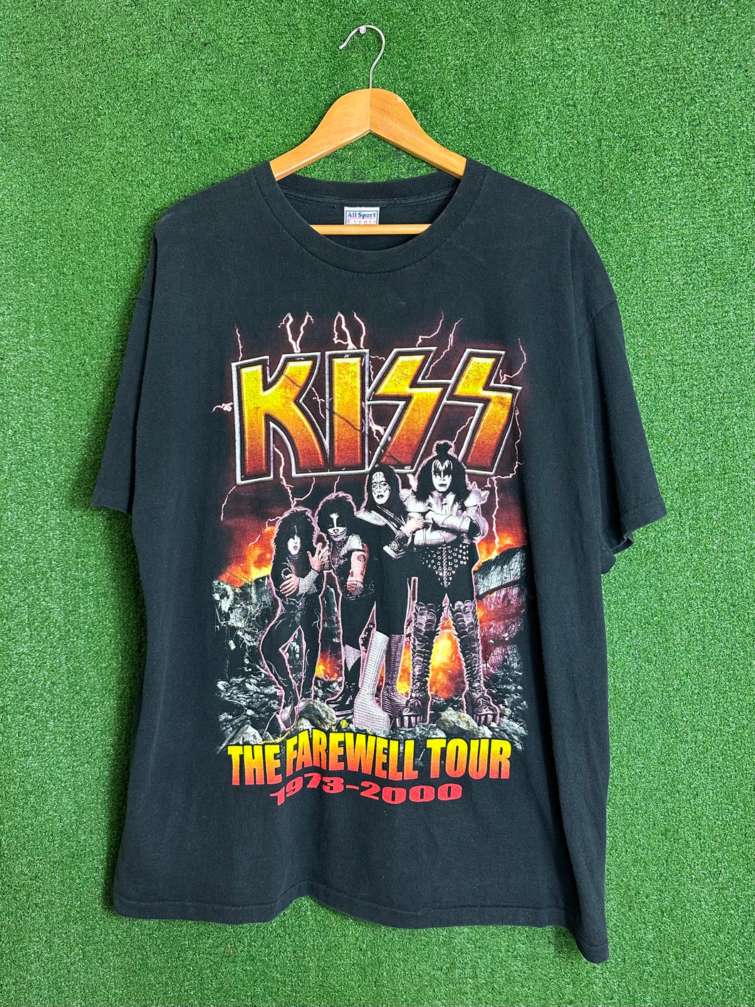 VTG 2000s KISS The Farewell Tour Shirt XL