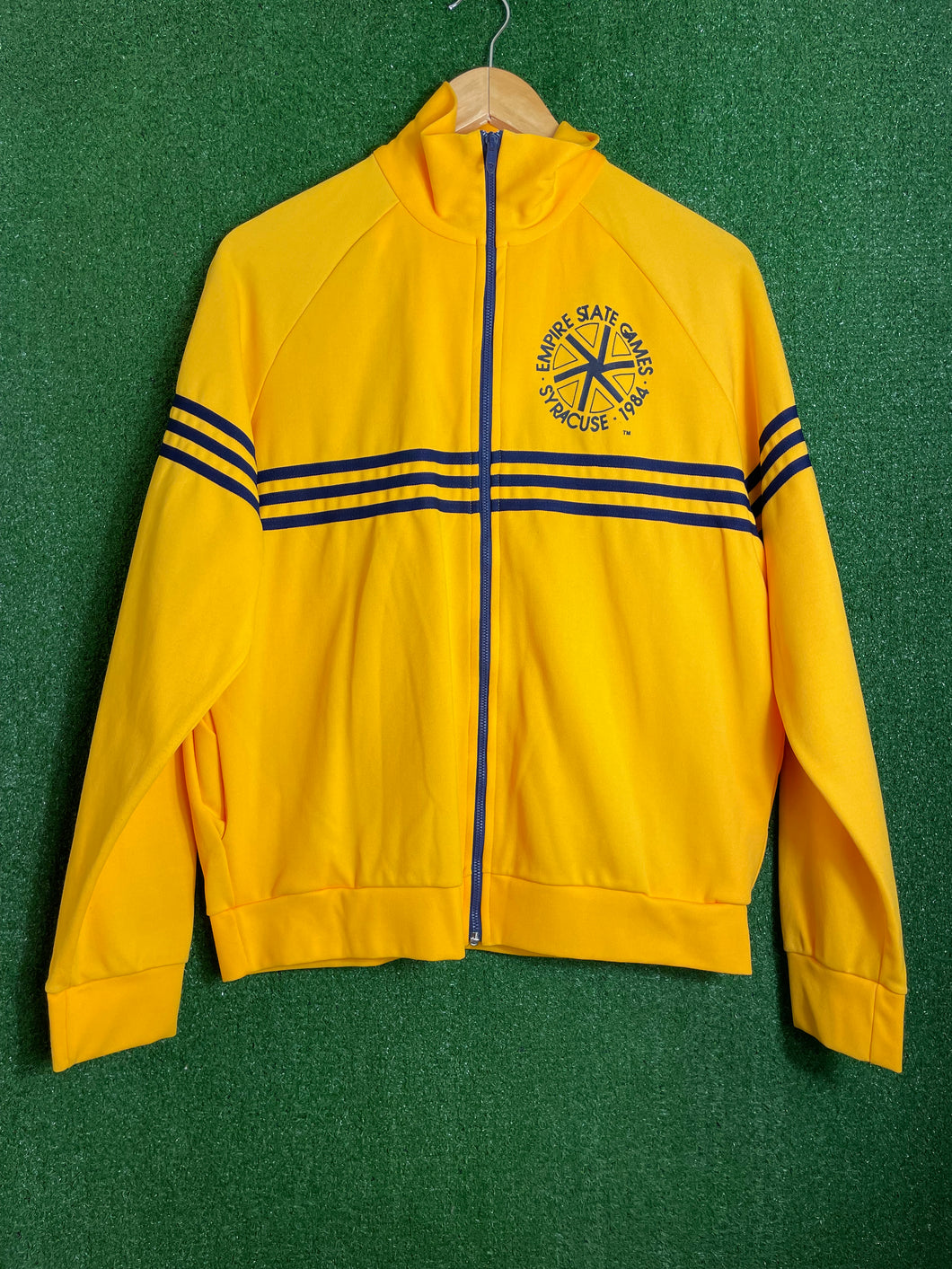 VTG 1984 Syracuse Empire State Games Track Jacket Size Medium