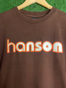 VTG 90s Hanson Middle of Nowhere Band Shirt Size Large