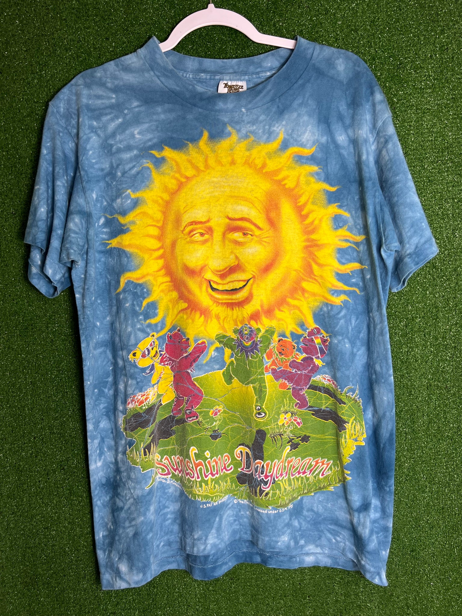 VTG Rare 90s Grateful Dead Sunshine Daydream Shirt Size Medium