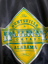 VTG 80s Huntsville Railway Company Satin Jacket Size Large