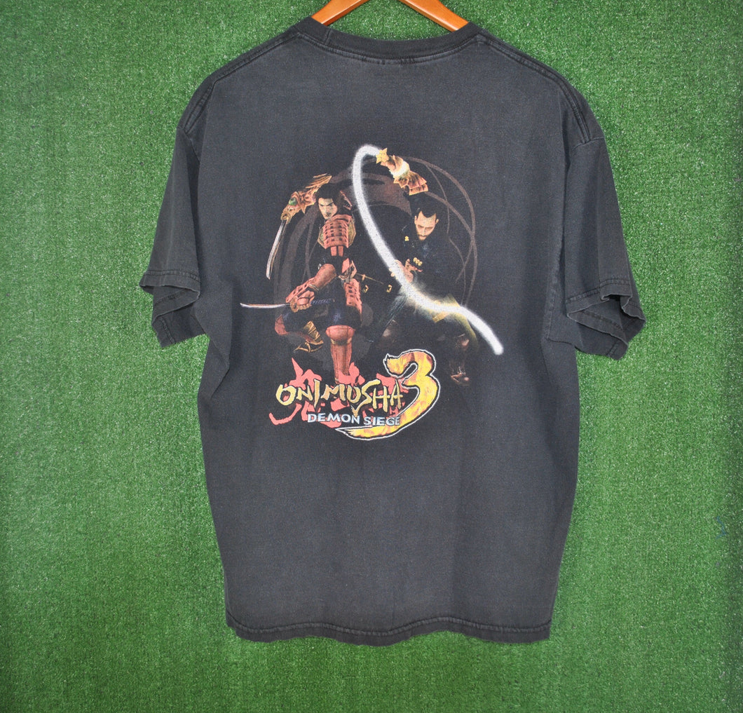 VTG RARE Early 2000s Onimusha 3: Demon Siege PS2 Anime Shirt Size XL