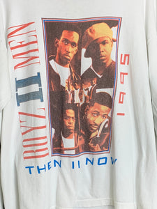 VTG Rare 1995 Boyz ll Men “Then ll Now” Tour Long Sleeve Shirt Size Large / XL