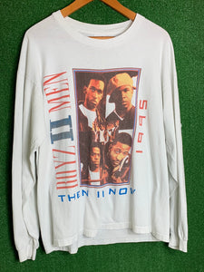 VTG Rare 1995 Boyz ll Men “Then ll Now” Tour Long Sleeve Shirt Size Large / XL