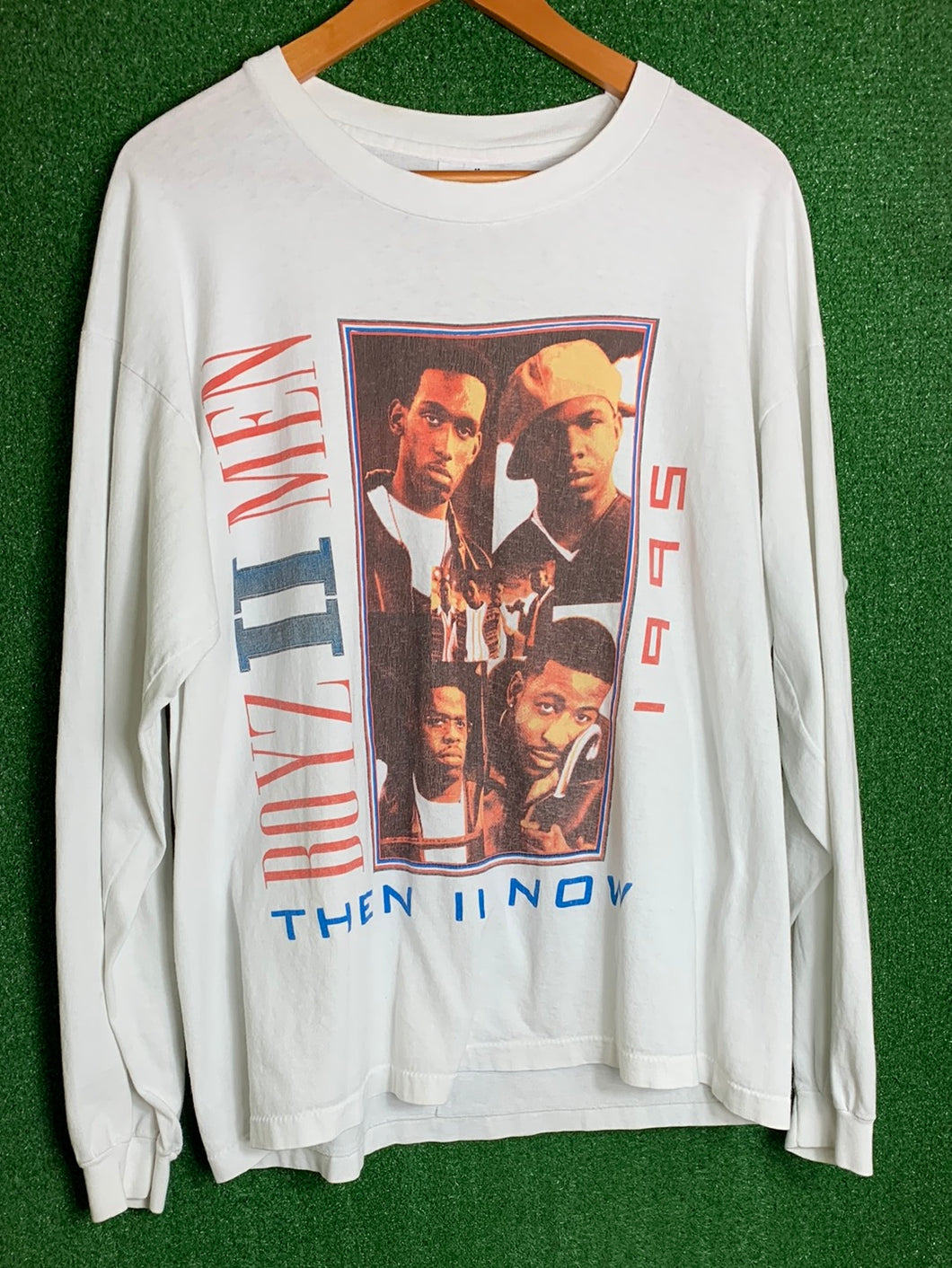 VTG Rare 1995 Boyz ll Men “Then ll Now” Tour Long Sleeve Shirt Size XL