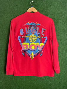 VTG 80s 90s Bugle Boy Long Sleeve Shirt Size Youth XL Adult Small