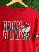 VTG 90s Starter Georgia Bulldogs Shirt Size Large / XL
