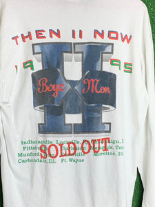 VTG Rare 1995 Boyz ll Men “Then ll Now” Tour Long Sleeve Shirt Size Large / XL