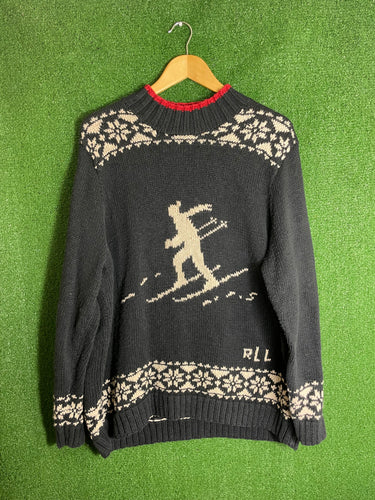 VTG Ralph Lauren Ski Sweater Size XL