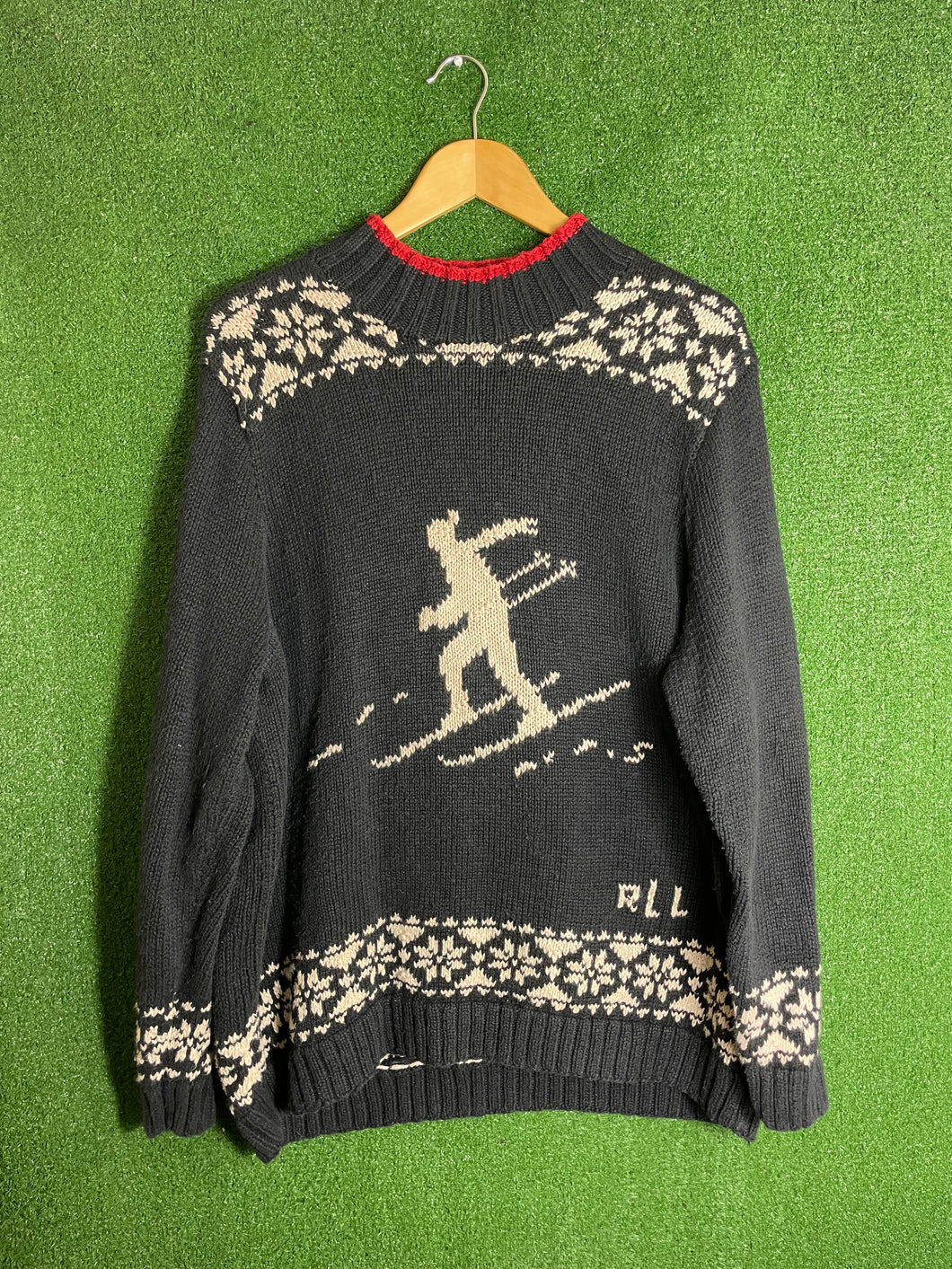 VTG Ralph Lauren Ski Sweater Size XL